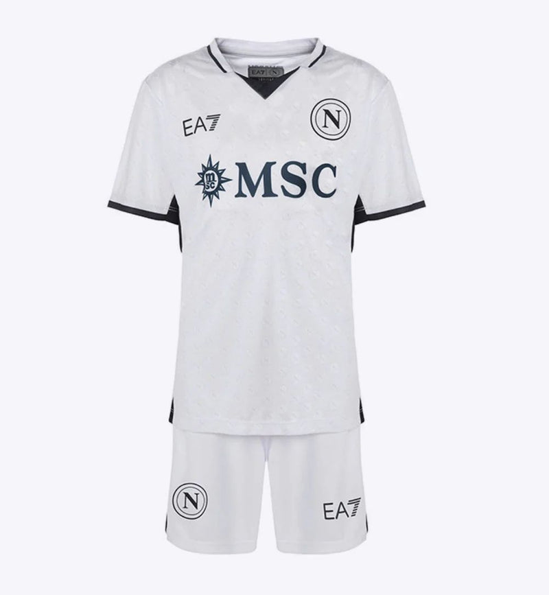 Camiseta y Pantalones para niños Napoli Away 24/25