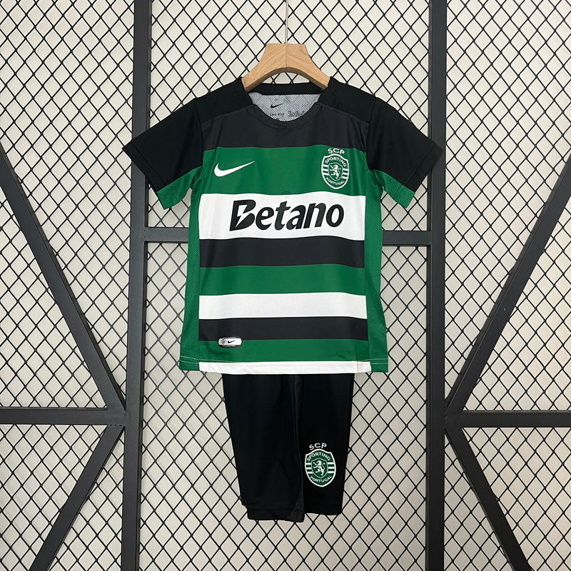 Camiseta y Pantalones para niños Sporting Portugal Home 24/25