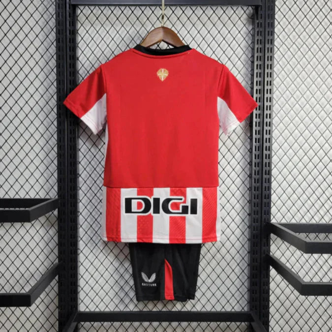 Camiseta y Pantalones para niños Athletic Club Bilbao Home 24/25