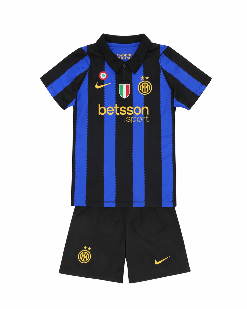 Camiseta y Pantalón para niños Inter Home 2026/27 - Con Escudo + Parches
