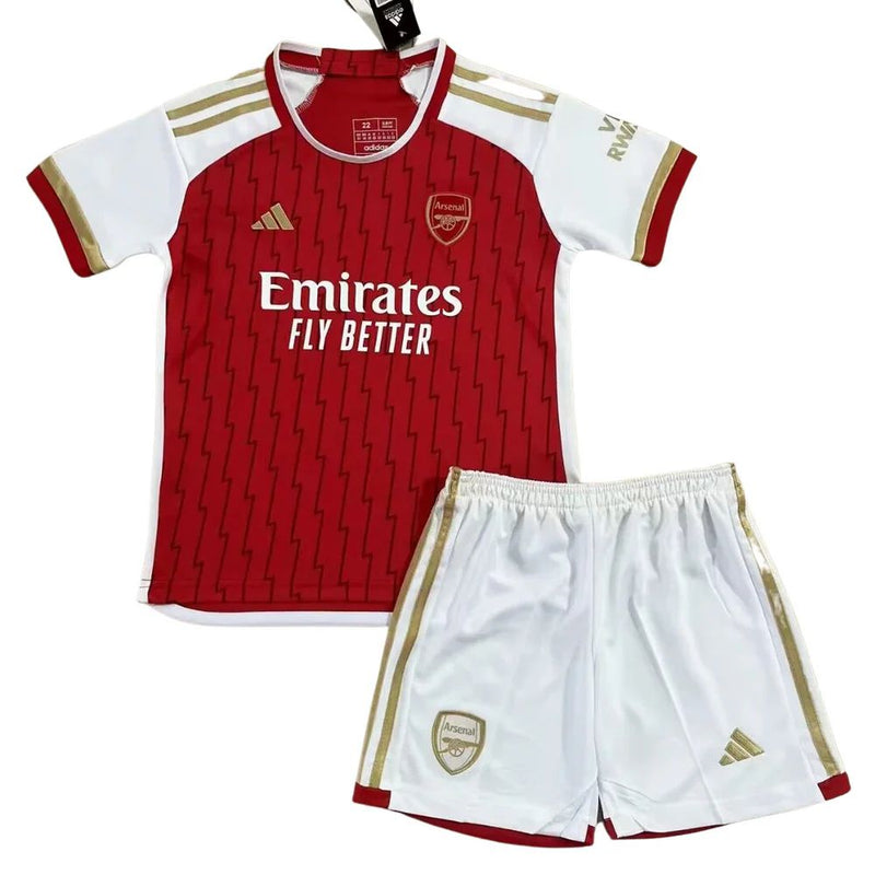 Camiseta y Pantalones para niños Arsenal Home 23/24