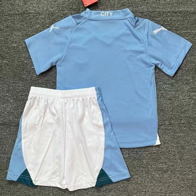 Camiseta y Pantalones para niños Manchester City Home 23/24