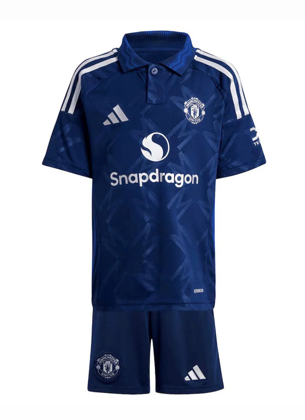 Camiseta y Pantalones para niños Manchester United Away 24/25