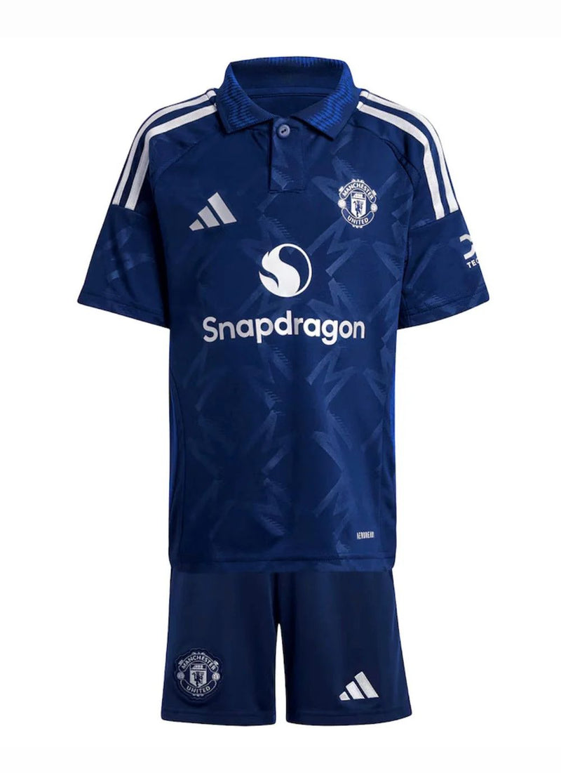 Camiseta y Pantalones para niños Manchester United Away 24/25