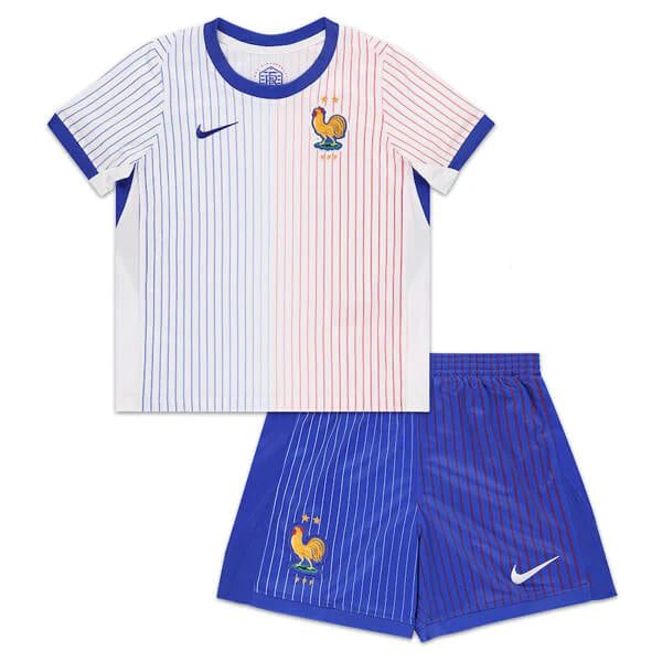 Camiseta y Pantalones para niños Francia  Away 24/25