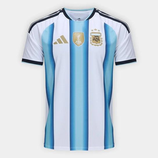 Camiseta Argentina Home 26/27 - Con Parche de Campeón del Mundo