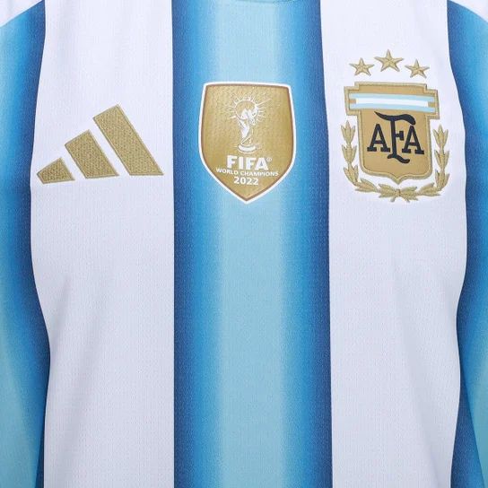 Camiseta Argentina Home 26/27 - Con Parche de Campeón del Mundo