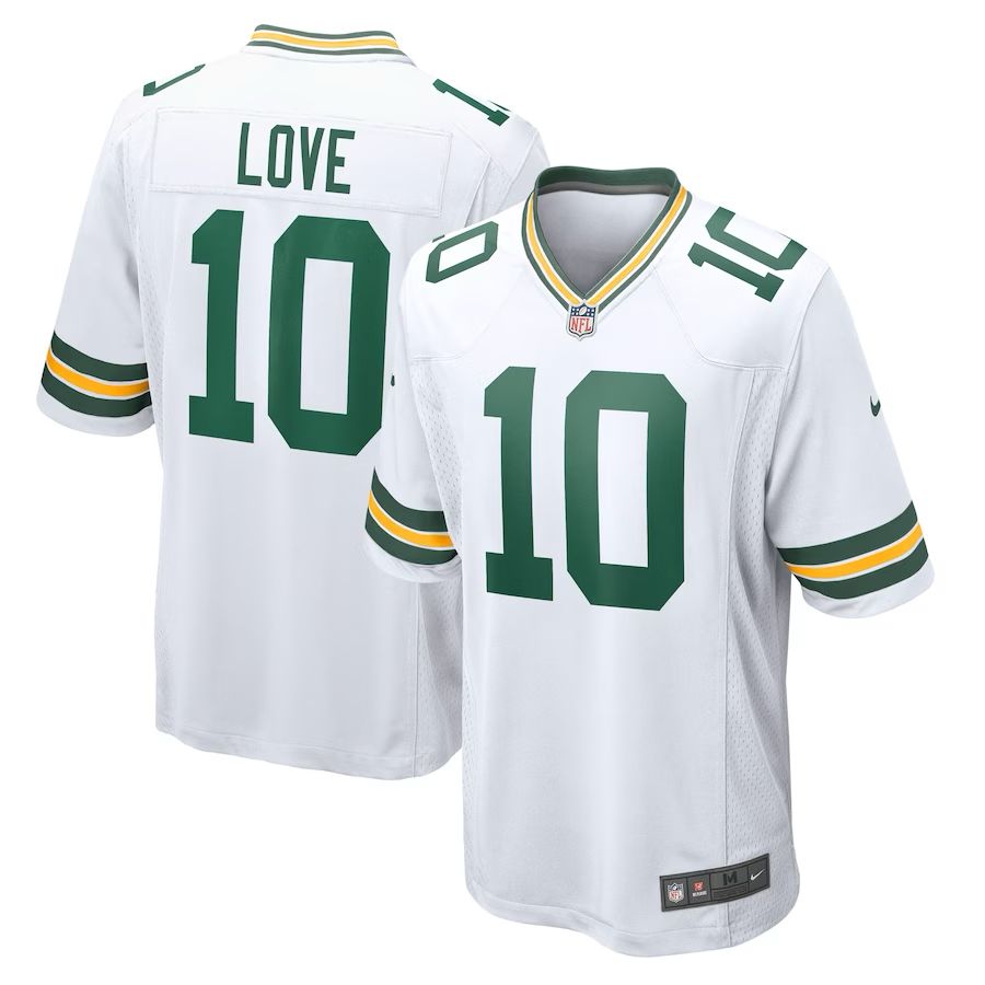 Green Bay Packers Jordan Love – White Jersey