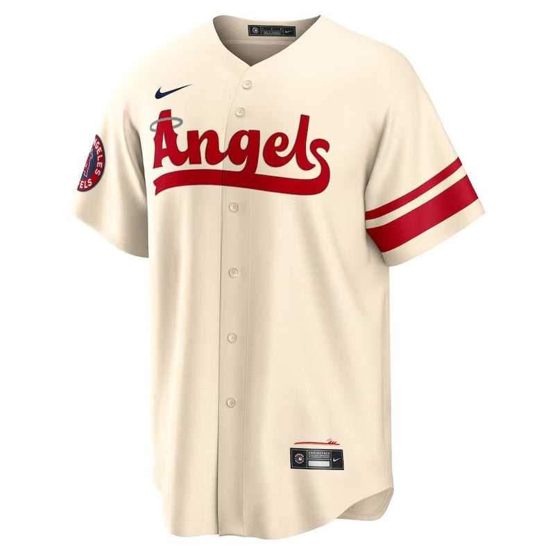 Los Angeles Angels Mike Trout – Cream Jersey