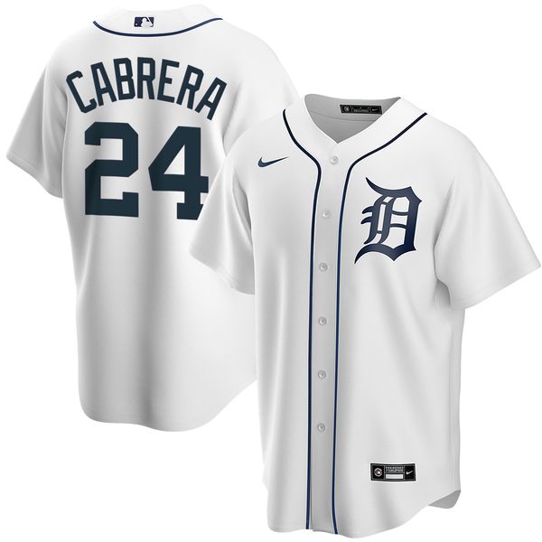 Detroit Tigers Miguel Cabrera – White Jersey