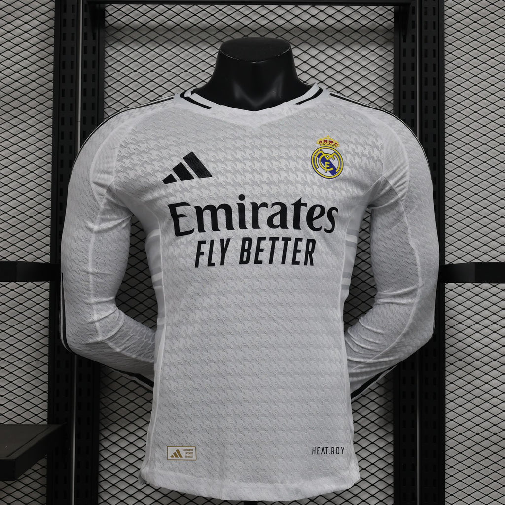 Camiseta Manga Larga Real Madrid Home 24/25 - Jugador