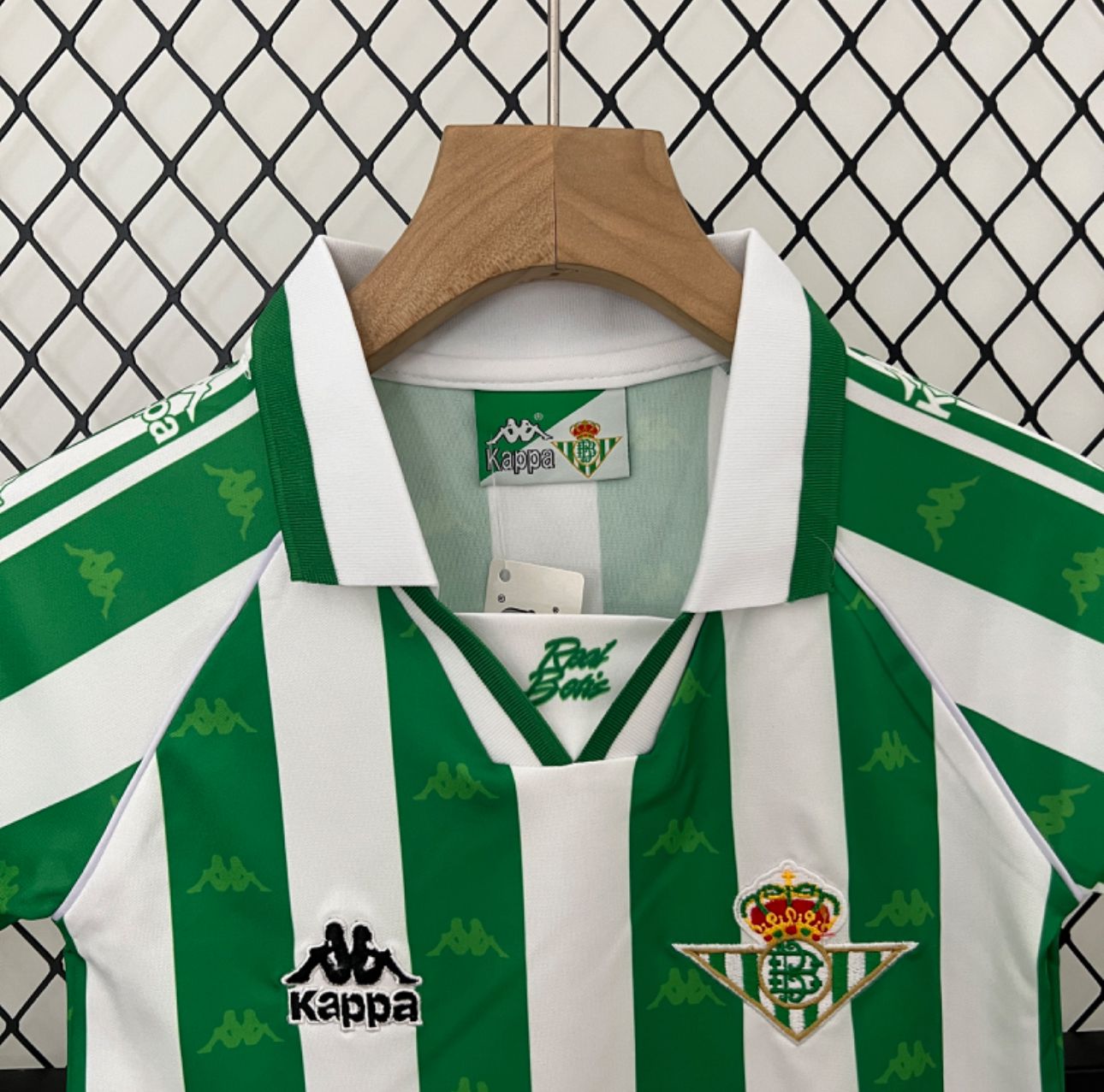 Camiseta y Pantalones para niños Real Betis Home - Retro 95/97