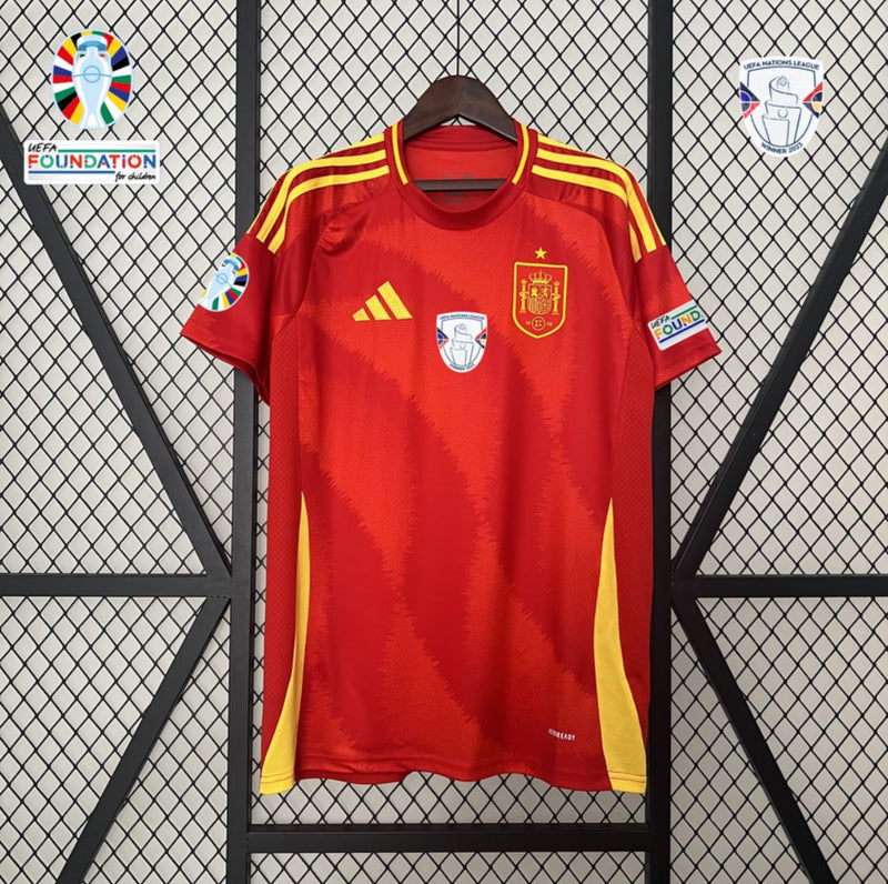 Camiseta España Home 24/25 - Con Patch UCL