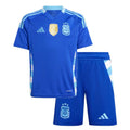 Camiseta y Pantalones para niños Argentina 24/25 - Con Parche de Campeón de la Copa del Mundo