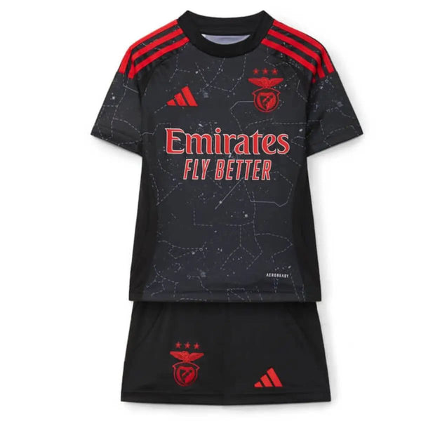 Camiseta y Pantalones para niños Benfica Away 24/25