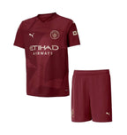 Camiseta y Pantalones para niños Manchester City Third 24/25