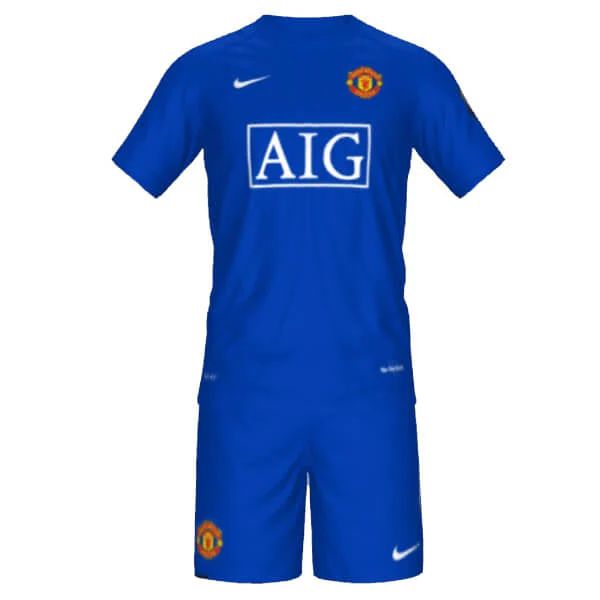 Camiseta y Pantalones para niños Manchester United Retro 08/09