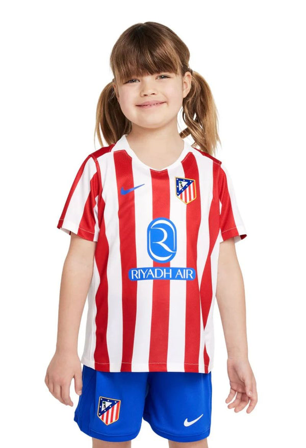 Camiseta y Pantalones para niños Atletico de Madrid Home 25/26