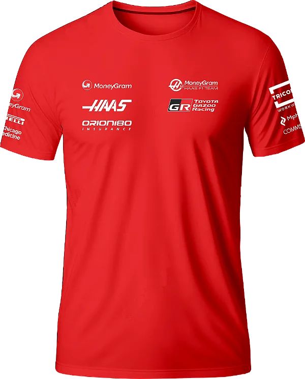 Camiseta F1 Haas Team 2025