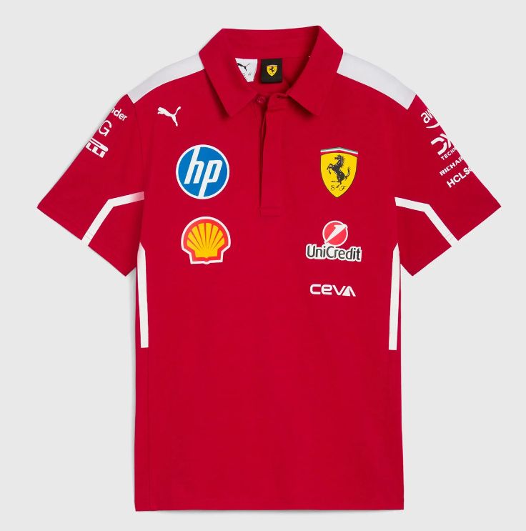 Camiseta F1 Ferrari Team 2025 - Polo