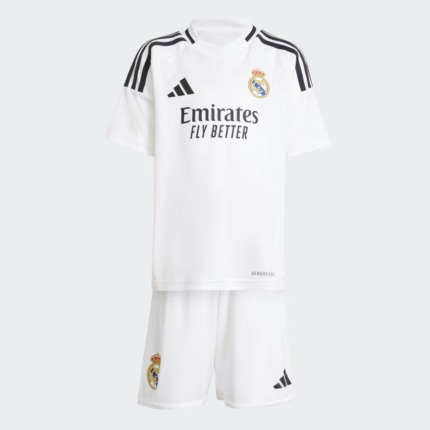 Camiseta y Pantalones para niños Real Madrid Home 2024/25