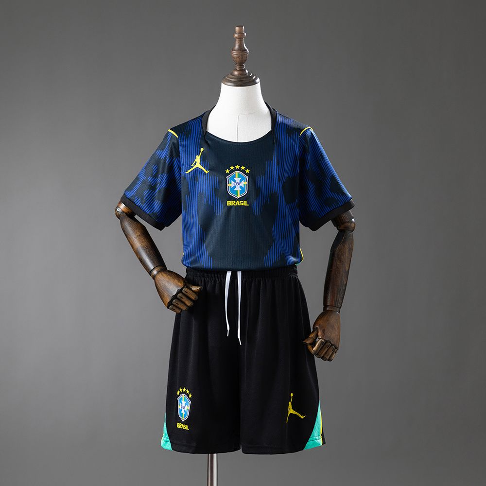 Camiseta y Pantalones para niños Brasil Away 26/27