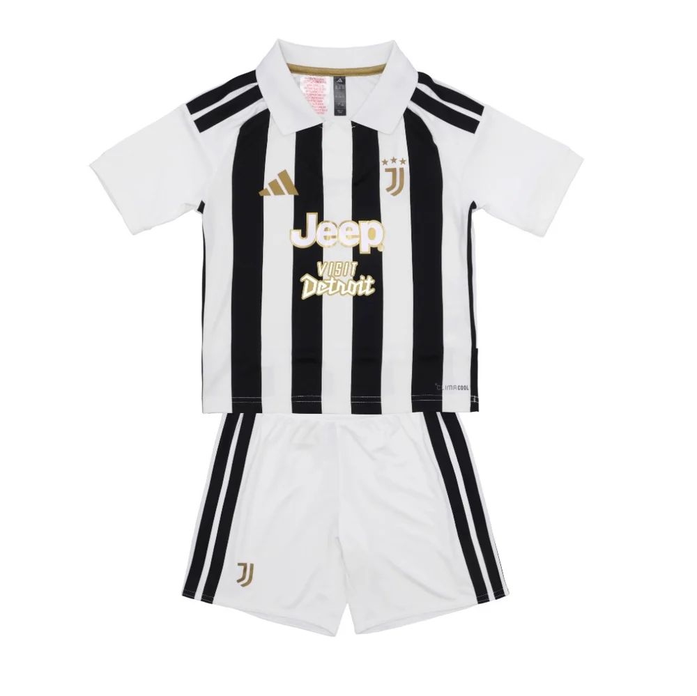 Camiseta y Pantalón para niños Juventus Home 2026/27 - "Visit Detroit"