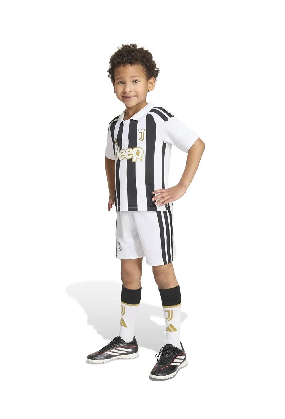 Camiseta y Pantalón para niños Juventus "Visit Detroit" Home 2026/27 - Con Medias