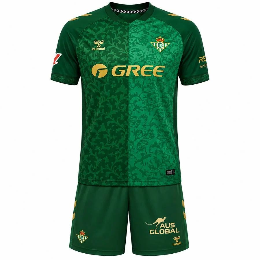Camiseta y Pantalones para niños Real Betis Away 26/27