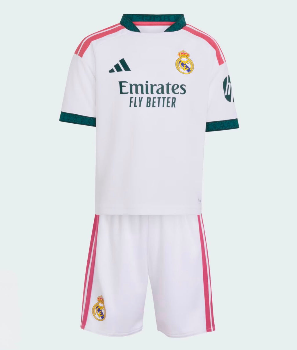 Camiseta y Pantalones para niños Real Madrid Home 2026/27