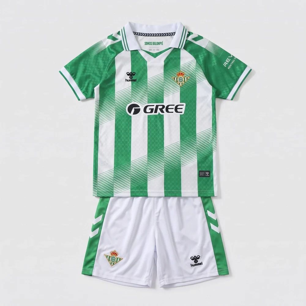 Camiseta y Pantalones para niños Real Betis Home 26/27