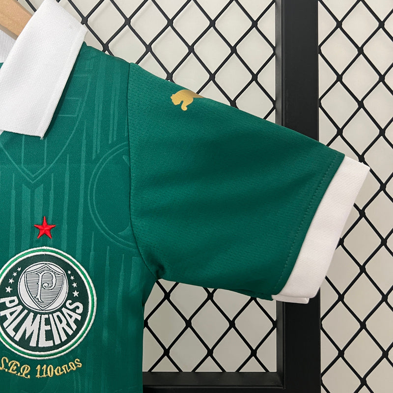 Camiseta y Pantalones para niños Palmeiras Home 24/25