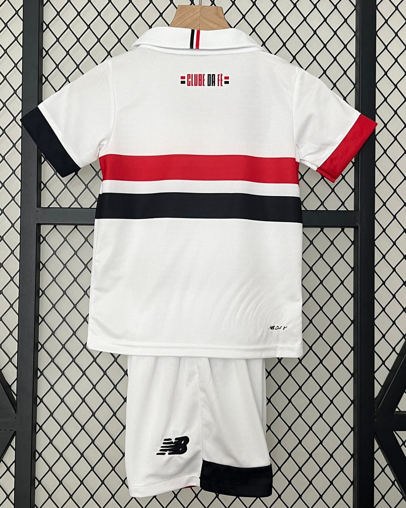 Camiseta y Pantalones para niños São Paulo Home 24/25