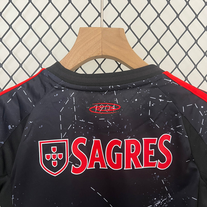 Camiseta y Pantalones para niños Benfica Away 24/25