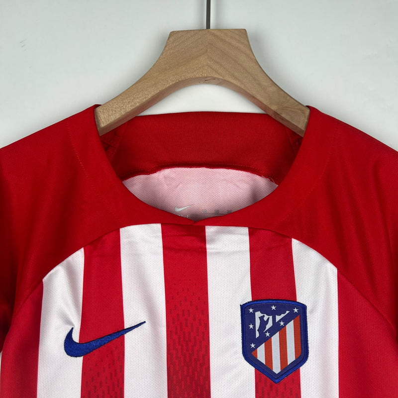 Camiseta y Pantalones para niños Atletico de Madrid Home 23/24