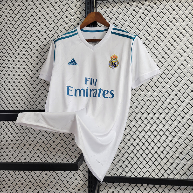 Camiseta Retro Real Madrid Away 2017 - Con Patch UCL