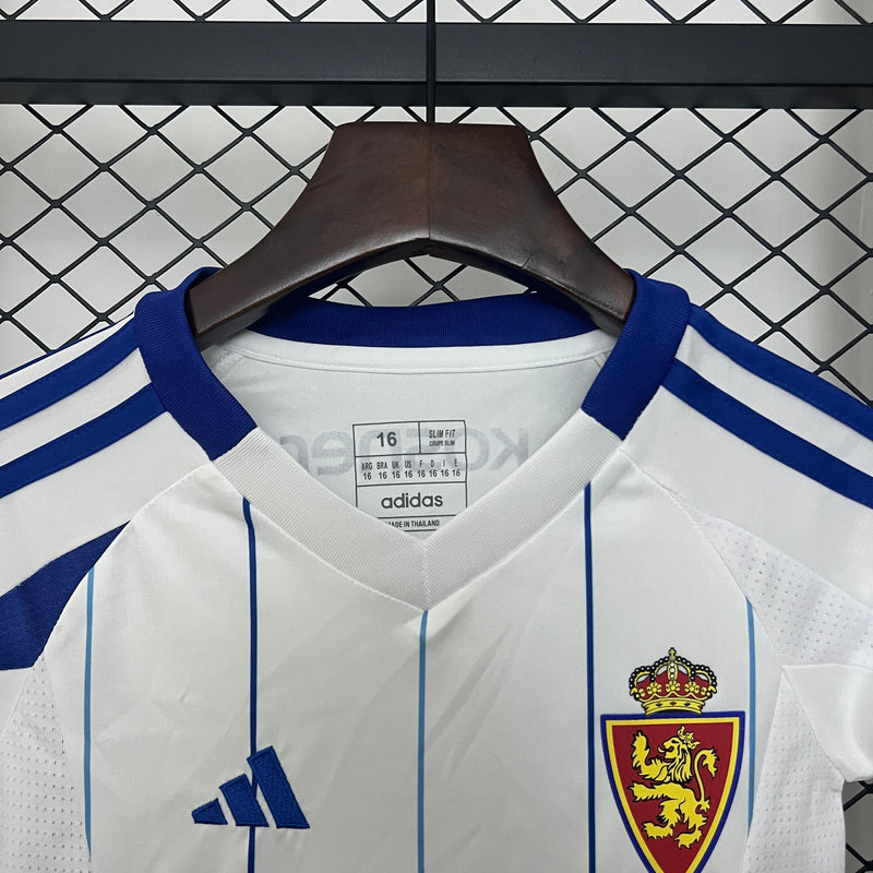 Camiseta y Pantalones para niños Real Zaragoza Home 24/25