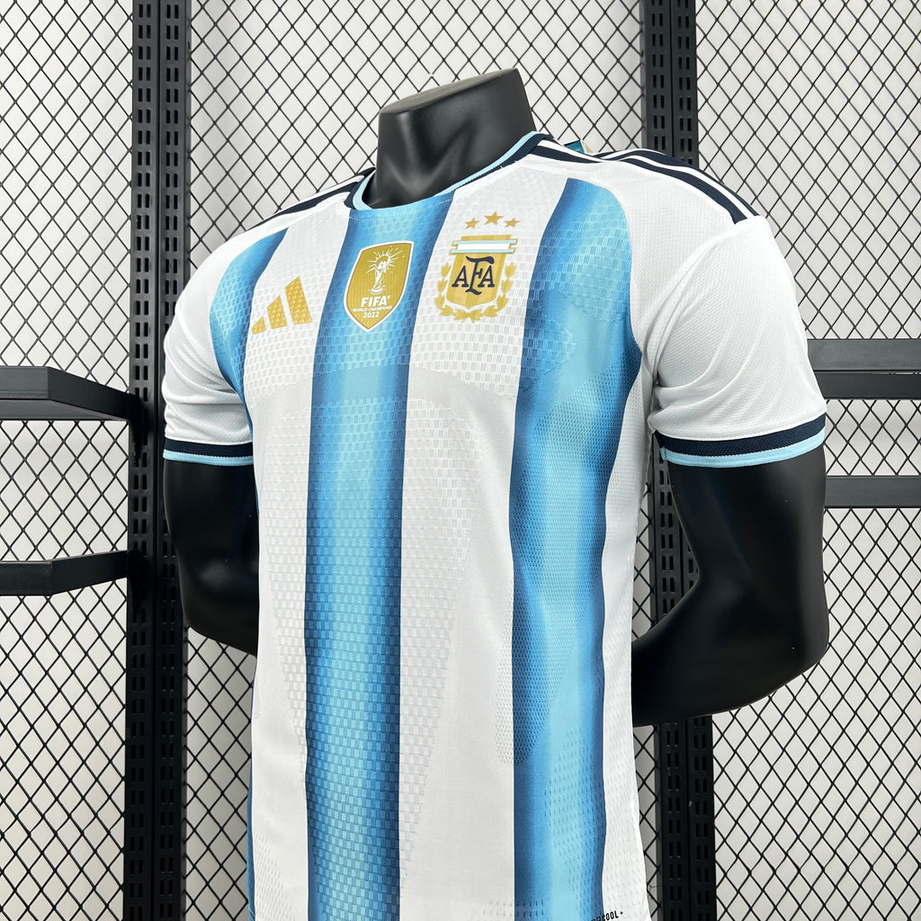 Camiseta Argentina Home Jugador 26/27 - Con Parche de Campeón del Mundo