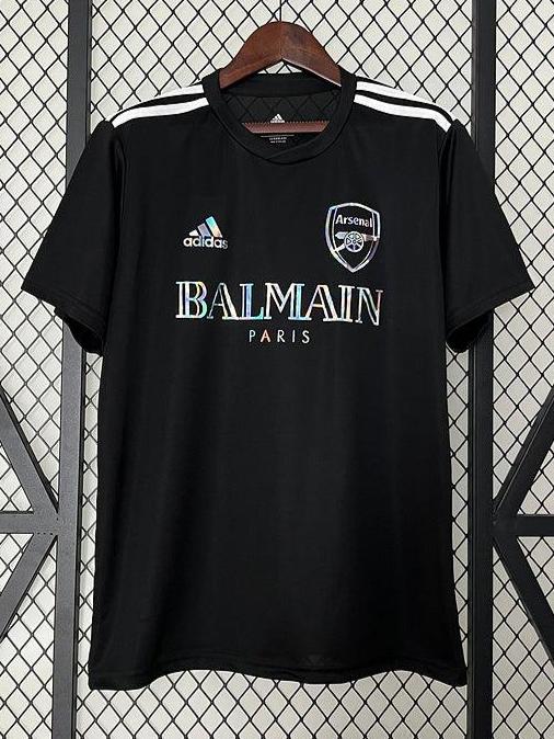 Camisa Arsenal 24/25 Adidas x Balmain - Preto - DA Sports Oficial