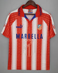 Camisa Atlético de Madrid Retrô 1995/1996 Branca e Vermelha - Puma - DA Sports Oficial