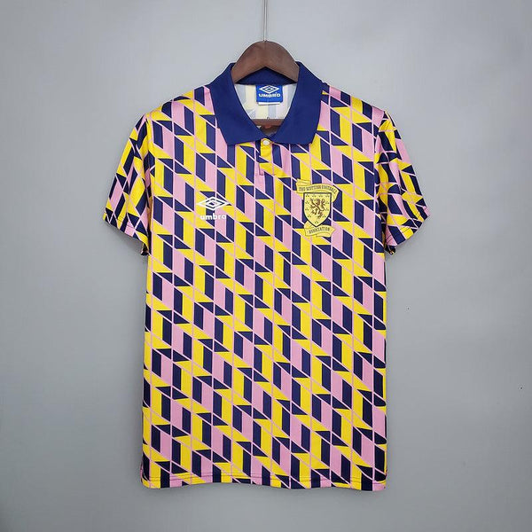 Camisa Escócia Retrô 1988/1989 Amarela - Umbro - DA Sports Oficial