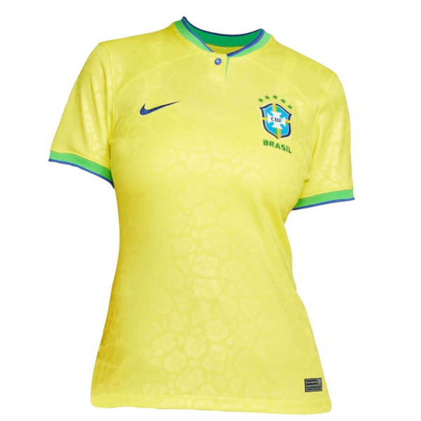 Camisa Feminina Seleção Brasil I 22/23 Nike - Amarelo - DA Sports Oficial