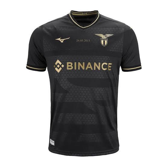 Camisa Lazio 23/24 Mizuno - Preta - DA Sports Oficial