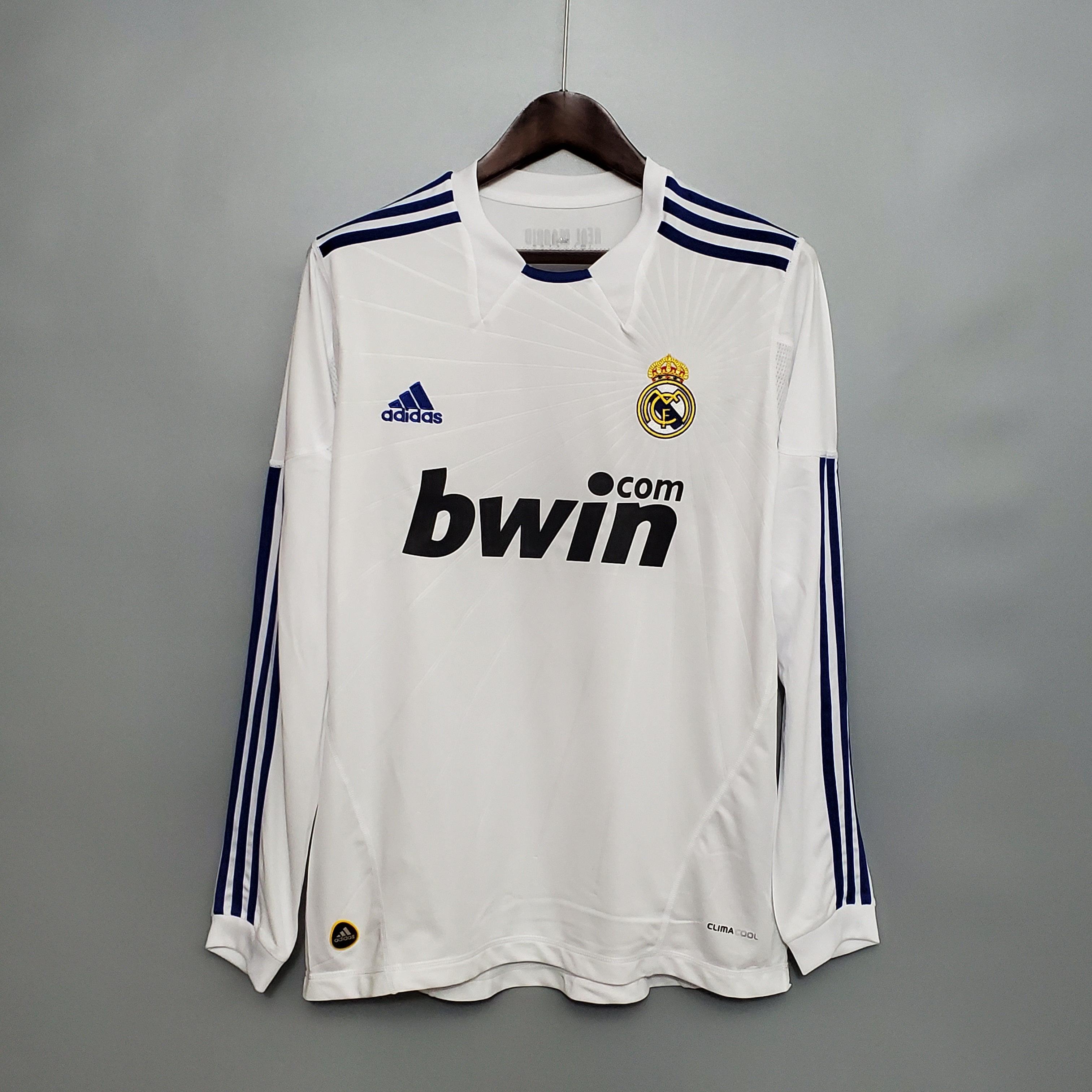 Camiseta Real Madrid Retro 2010/11 - Manga Larga