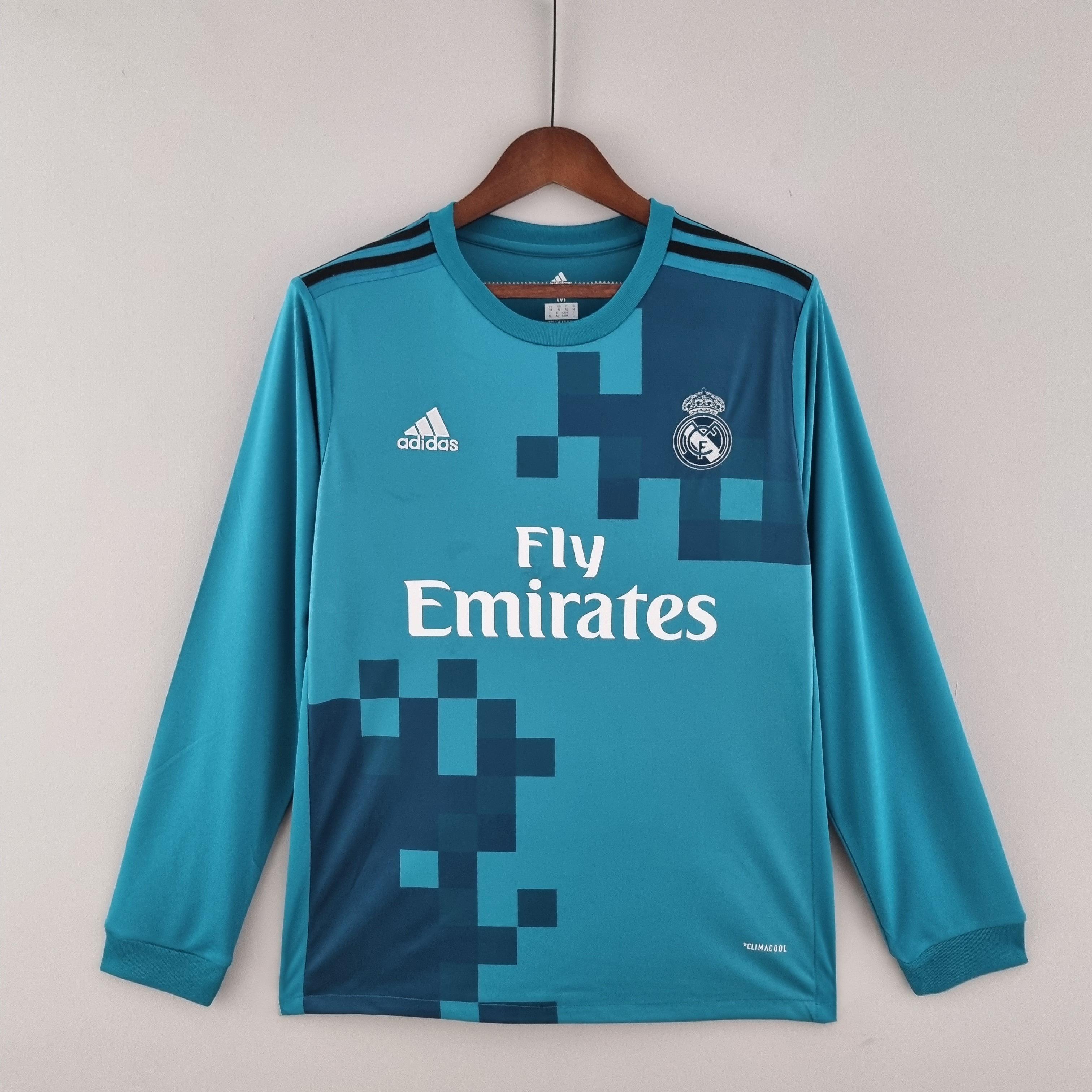 Camiseta Real Madrid Retro 2017/18 - Manga Larga