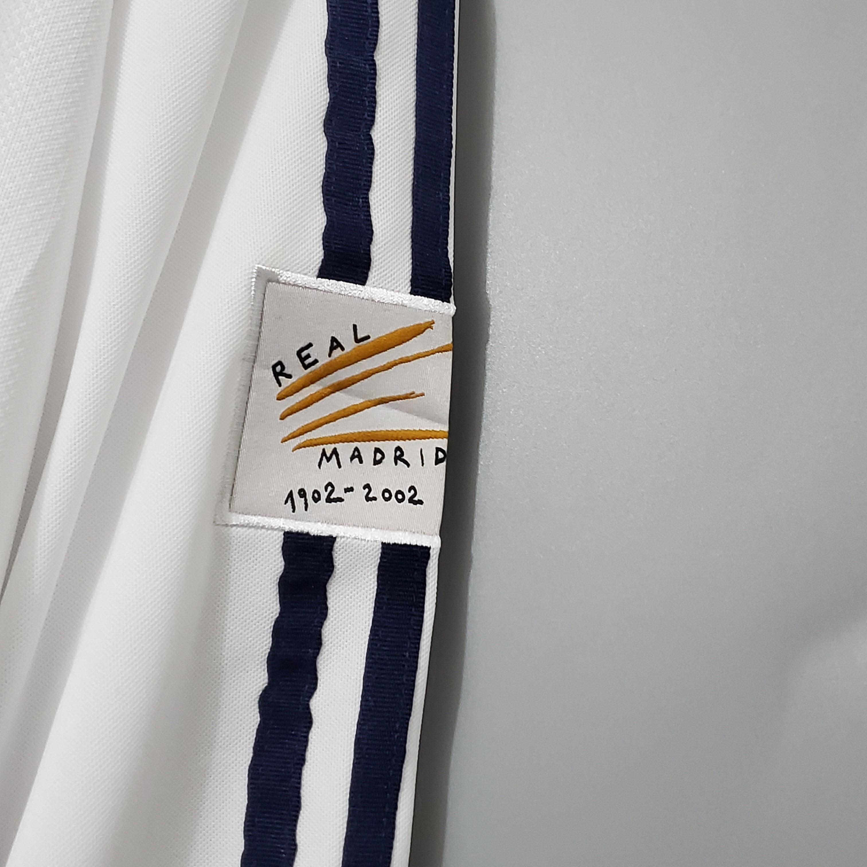Camiseta Real Madrid 2002 Retro - Manga Larga