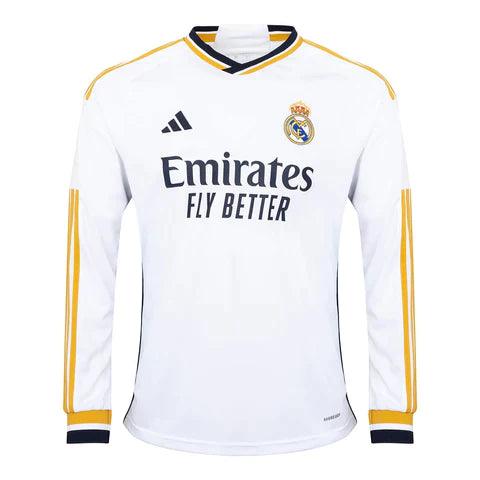 Camiseta Manga Larga Real Madrid Home 2023/24