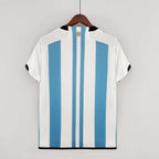 Camisa Seleção da Argentina I [Patch Copa do Mundo] 2022 Adidas - Azul e Branca - DA Sports Oficial