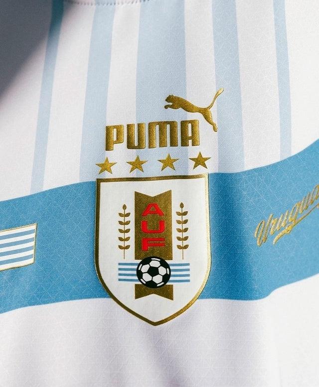 Camisa Seleção Uruguai II 2022 Puma - Branco - DA Sports Oficial