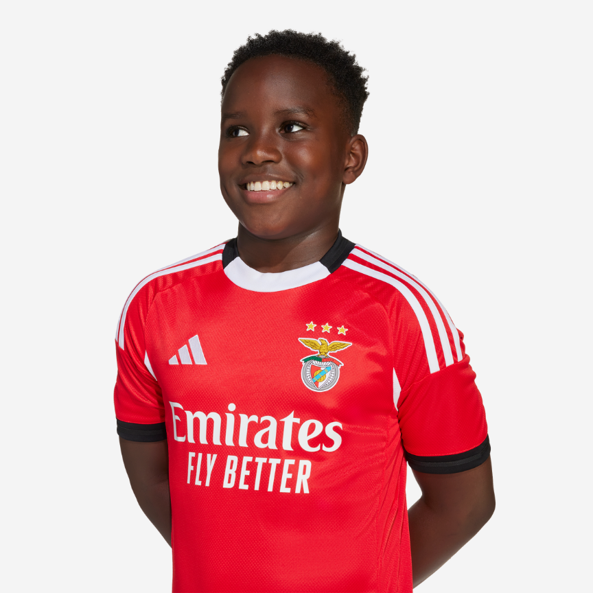 Camiseta y Pantalones para niños Benfica Home 25/26